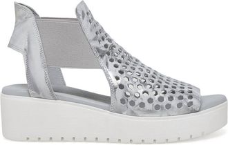Silent D Womens Odeya Platform Sandal In Silver