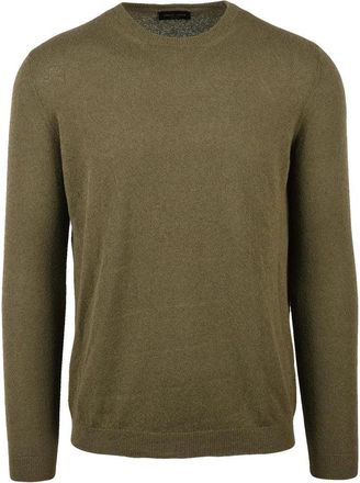 Roberto Collina Crew Neck Sweater - Military Green