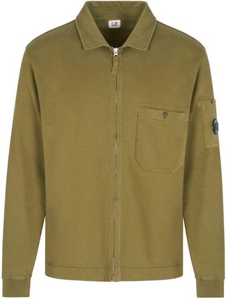 C.P. Company JERSEY OVERSHIRT Size: M, colour: GREEN