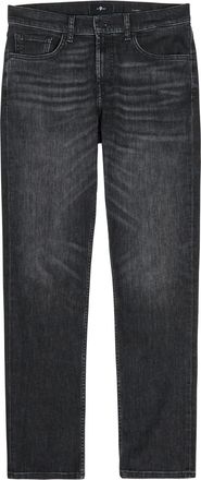 7 For All Mankind Slimmy Tapered-leg Jeans - Black - 36 (W36 / XL)