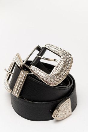 Moschino Womens Multicolor Viscose Regular Belt