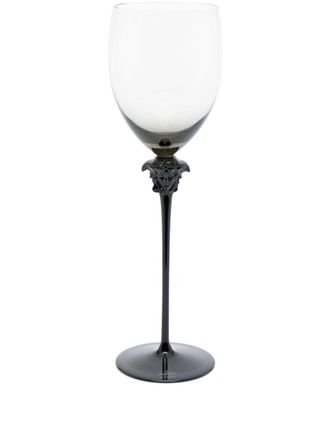 Versace Black Medusa Lumiere Haze Goblet - Unisex - Glass
