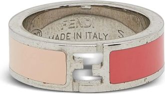 Fendi Anello bicolore - Argento