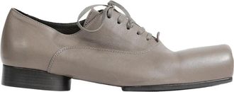 Uma Wang Ballet Derby - Dames - Veterschoenen - Grijs - 39 EU - Leer - Schoenen