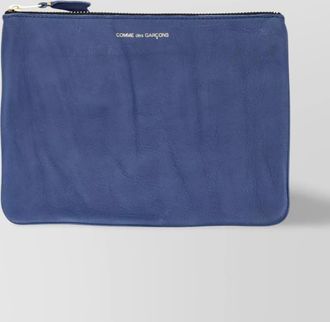 Comme Des Garçons leather textured clutch bag