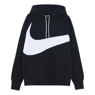 Nike Mens Nike Sportswear Swoosh Tech Fleece Contrasting Colors Large Logo Printing Sports Black DD8223-010