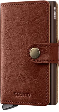 Secrid Premium Miniwallet+ Basco in Whiskey at Nordstrom