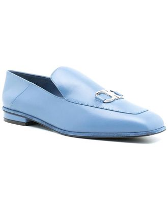 Ferragamo Square Toe Leather Loafer