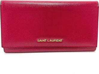 Saint Laurent Pink Other Long Wallet (Bi-Fold) (Pre-Owned)