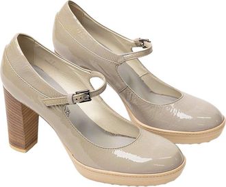 Tod's Tods Buckle-Strap Leather Pump