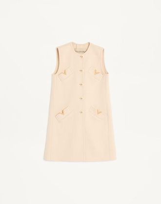 Valentino Compact Drap Gilet Wo