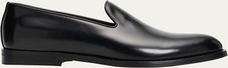 Brunello Cucinelli Mens Leather Venetian Loafers