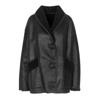 Salvatore Santoro Stijlvolle leren jas - Dames - Jassen - Zwart - XS - Leer - Jassen