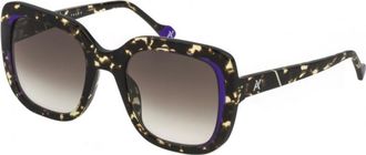 Yalea Womens SYA027N530780 53 Sunglasses - Brown - One Size