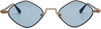 Chrome Hearts Diamond Dog - Midnight Blue Sunglasses