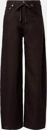 Citizens Of Humanity Pantaloni Brynn in lino a gamba larga