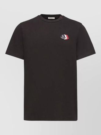 Moncler short sleeves crew neck cotton jersey t shirt