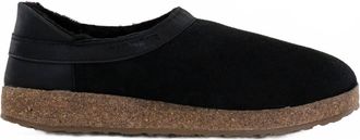 Haflinger Womens Siberia Slip-On Clog In Black