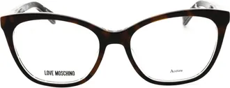 Love Moschino MOL563 Cat Eye Tortoiseshell Eyeglasses - Tortoiseshell