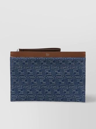 Fendi medium flat pouch ff
