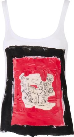 Marni Canotta in cotone - Bianco