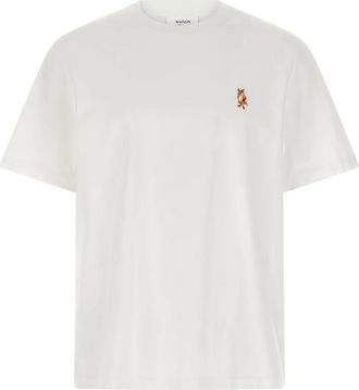 Maison Kitsuné Heren, Tops, Wit, Maat: XL Katoen