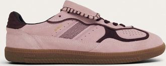 Alohas Womens Club Suede Leather Sneakers In Pink
