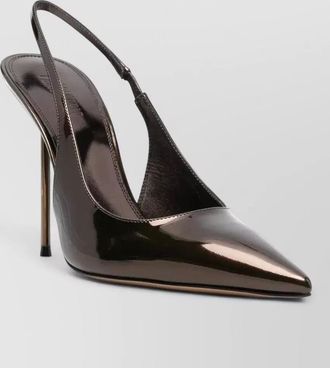 PARIS TEXAS patent leather slingback pumps