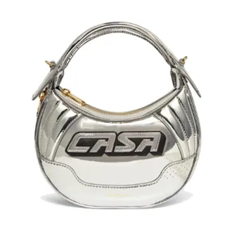 Casablanca Handbags, female, Gray, Size: ONE SIZE Biker Bag