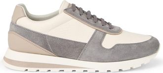 Brunello Cucinelli Sneakers con design a inserti - Grigio