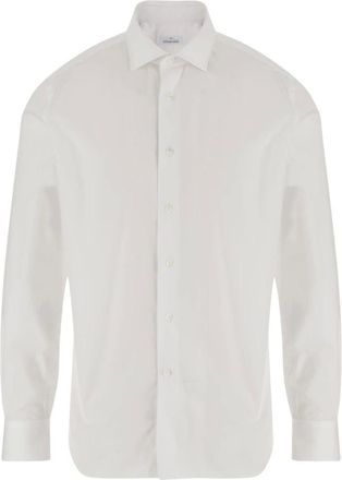 Alessandro Gherardi Formal Shirts, male, White, M, Classic Cotton Shirt