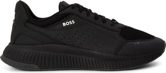 HUGO BOSS Mens Ttnm Evo Chunky Trainers in.Black - Size UK 6