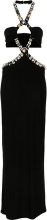 New Arrivals Awa maxi dress - women - Polyester - 38 - Black