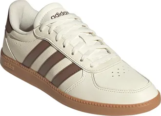 adidas Breaknet Sleek Sneaker in Cream White/Brown/Gum10 at Nordstrom Rack, Size 5.5