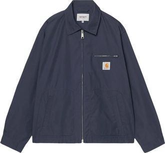 Carhartt Work in Progress Carhartt Wip, Light Jackets, male, Blue, Size: XL Postal Relaxed Light Jacket