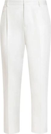 Dolce & Gabbana Pants - Heren - Chinos - Wit - XL - Broeken