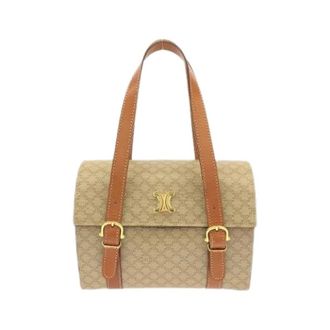 Celine Pre-owned Handbags, female, Beige, Size: ONE SIZE Pre-owned Coated Canvas Handbag