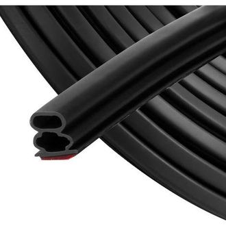 OEM Tira De Sellado Autoadhesiva Negra De 10 Mm X 10 Mm Para Puertas Y Ventanas - Sello De Goma/anticolisi&oacute;n/reducci&oacute;n De Ruido/impermeable/a Prueba De Po