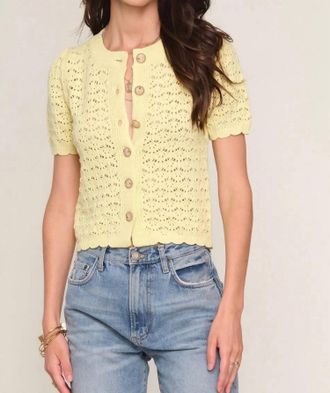 Heartloom Clarina Soft Knit Cardigan In Naples