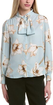 Shelli Segal Tie-Neck Blouse