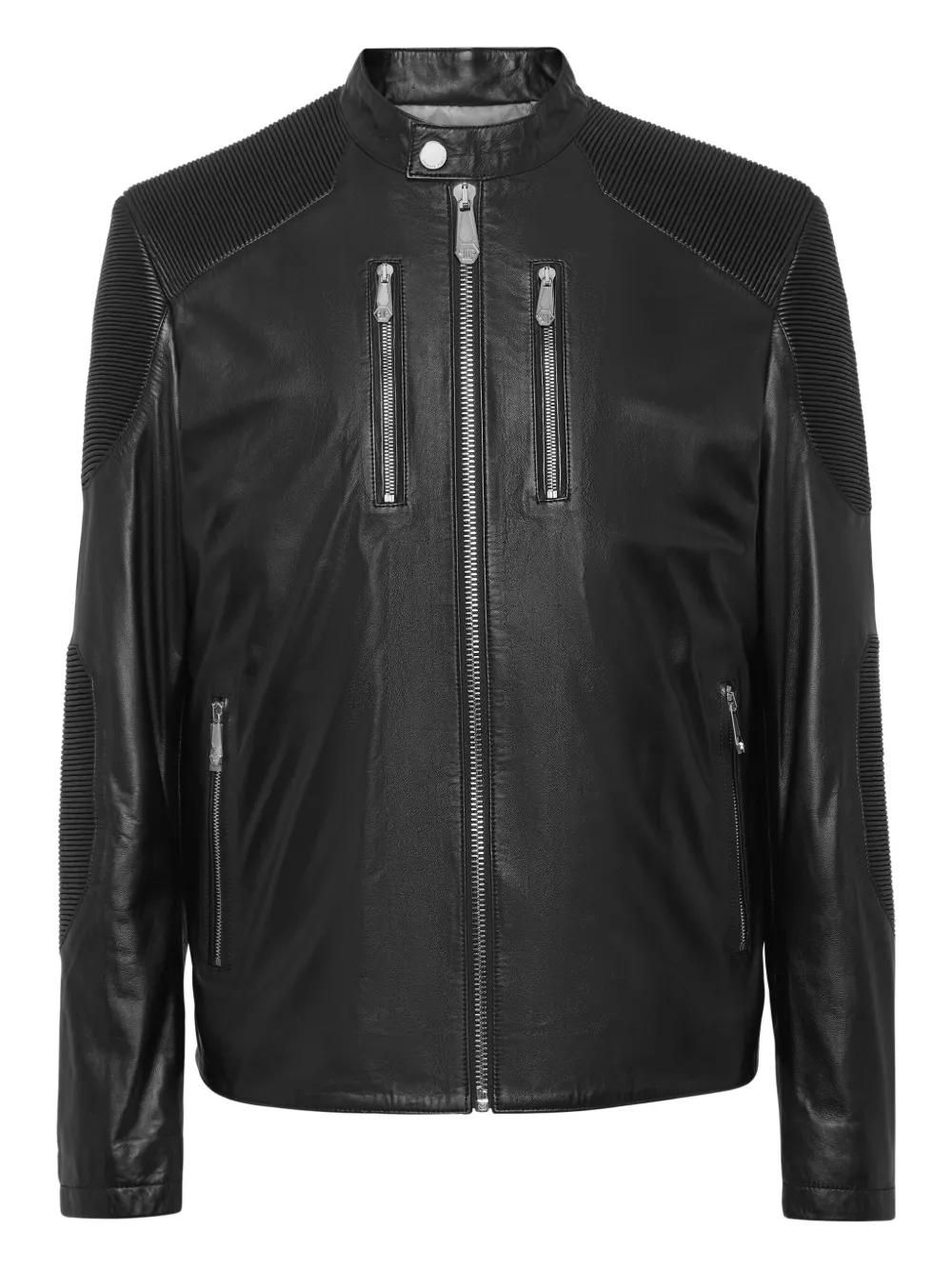 philipp ジャケット pleinレザー L size philipp ジャケット pleinレザー L size