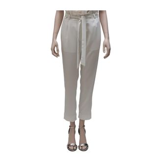 Ermanno Scervino Broeken, Dames, Wit, M, Polyester, Chinos