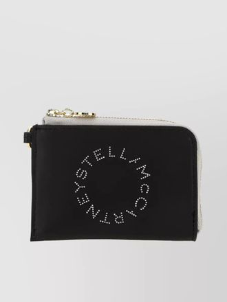 Stella McCartney logo-print card holder