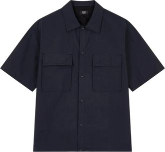 STUDIO TOMBOY short-sleeve utility shirt - Blue