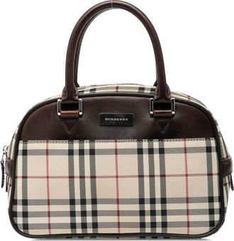 Burberry Pre-owned Burberry House Check Canvas Handbag Ladies UFCNK74ZF28ATPM0