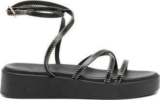 Ancient Greek Sandals Astriti stitch-straps sandals - Black