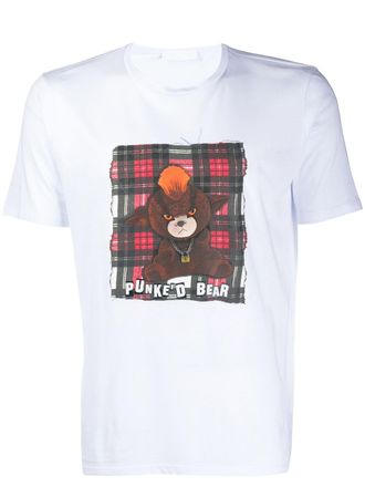 Neil Barrett graphic print T-shirt - men - Cotton/Modal - S - White