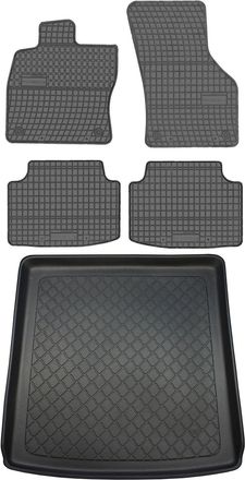 OEM Skoda Octavia Iii (5e) Kombi De 05.2013 A 05.2020. Juego De Alfombrillas De Goma Para Coche Y Maletero