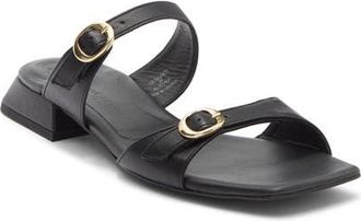 Paul Green Denice Slide Sandal in Black Future Nappa at Nordstrom, Size 10.5Us