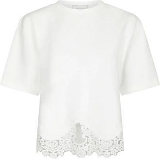 Neo Noir Iria Kant Tee - Dames - Blouses - Wit - XL - Katoen - Overhemden